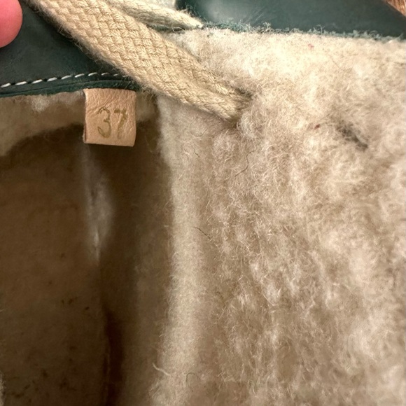 Duckfeet Odense Boots Leather Shearling Lined “New Green” EUC 7 - Picture 8 of 10